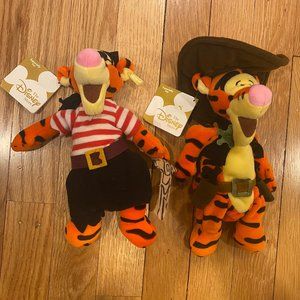 Two New Disney Winnie the Pooh Tigger Bean Bag Plushes